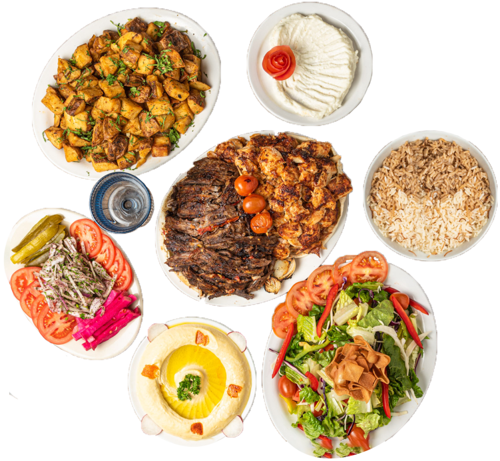 Family shawarma platter